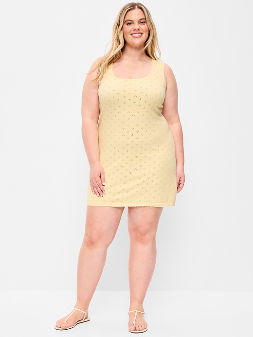 Old Navy SoSoft Lite Pointelle Sweater Dress — photo 9