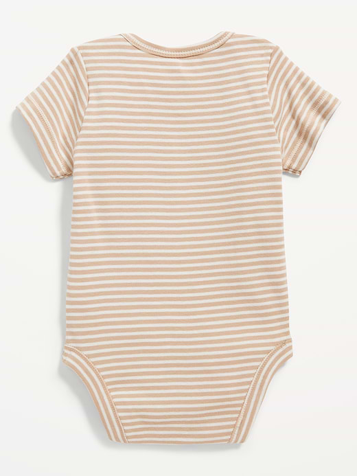 Old Navy Unisex Short-Sleeve Logo-Graphic Bodysuit for Baby — photo 3
