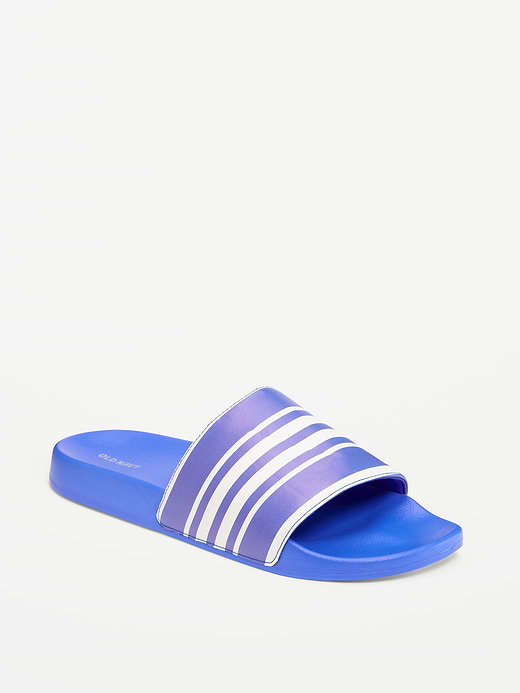 Old Navy Faux-Leather Slide Sandals for Men (Partially Plant-Based)