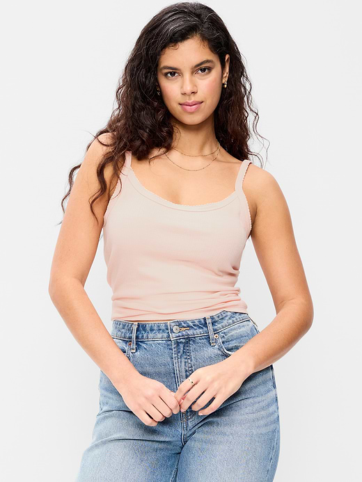 Old Navy Pointelle Cami Tank Top — photo 7