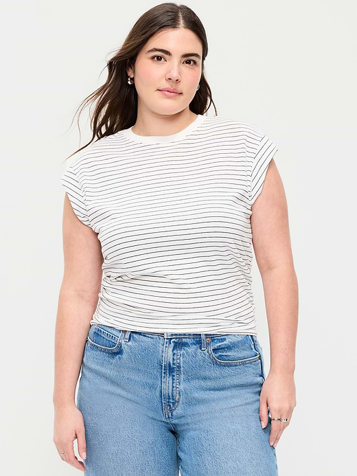 Old Navy Cap-Sleeve Cinch-Waist Top — photo 6