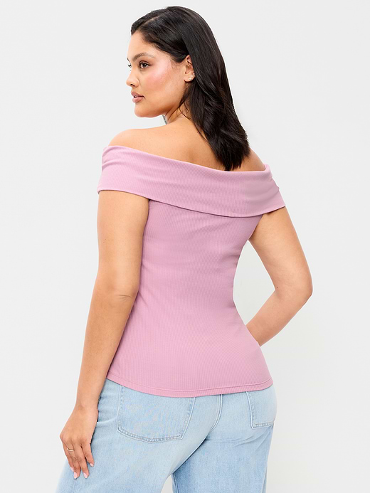 Old Navy Off-The-Shoulder Fitted Top — photo 9
