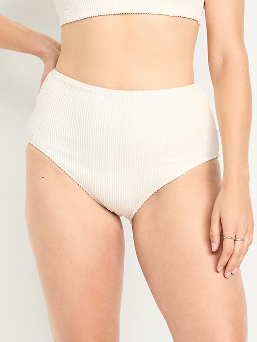 Old Navy High-Waisted Ribbed Bikini Swim Bottoms — photo 6