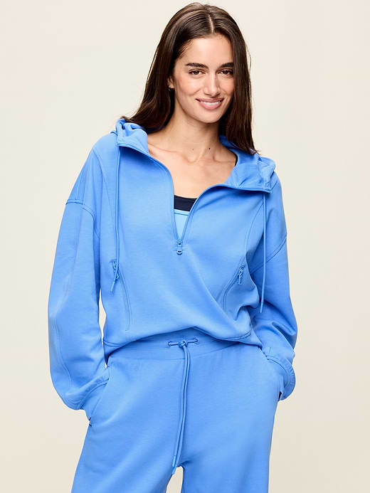 Old Navy Dynamic Fleece Half-Zip Hoodie Sweatshirt — photo 1