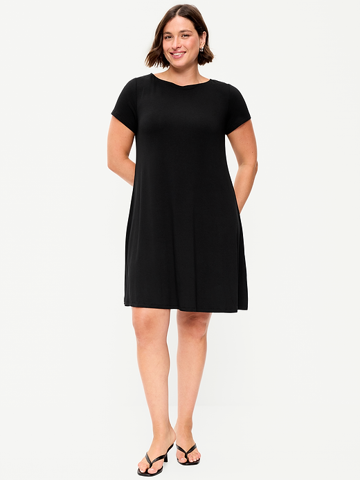 Old Navy Short-Sleeve Mini Swing Dress — photo 7
