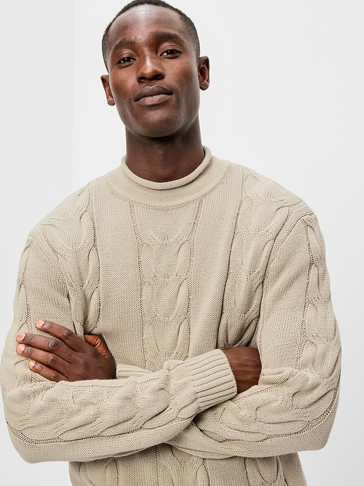 Old Navy Loose Cable-Knit Sweater — photo 4