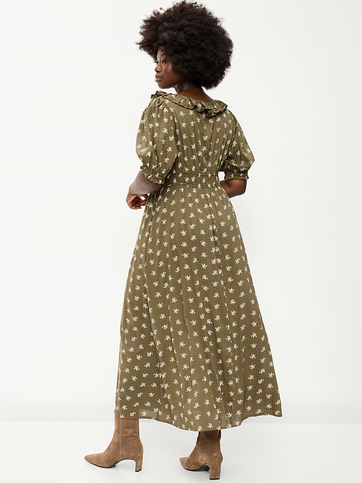 Old Navy Ruffle-Collar Boho Maxi Dress — photo 8
