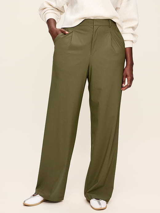 Old Navy High-Waisted SleekTech Trouser Pants — photo 6