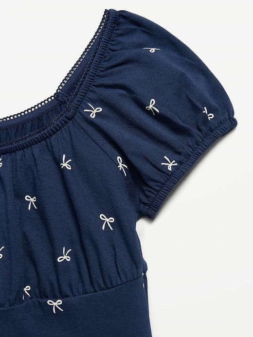 Old Navy Printed Fit and Flare Dress for Girls — photo 4
