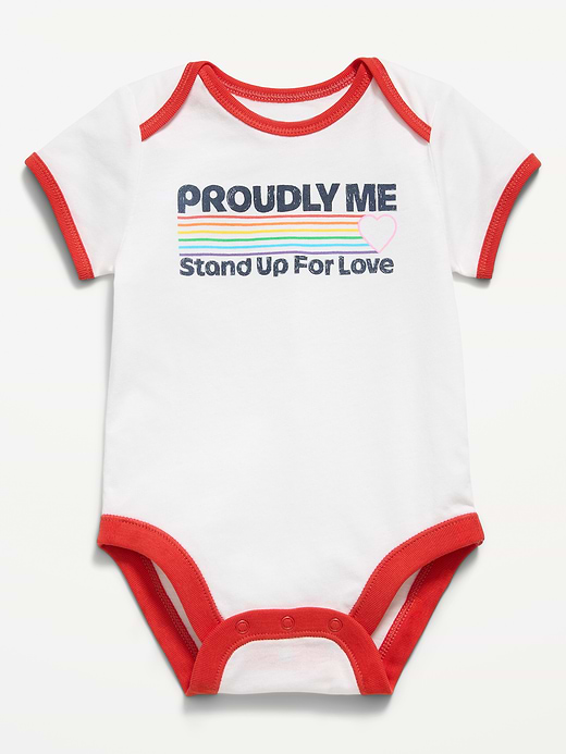 Old Navy Unisex Short-Sleeve Logo-Graphic Bodysuit for Baby