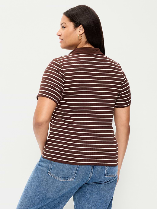 Old Navy Keyhole Polo Top — photo 9
