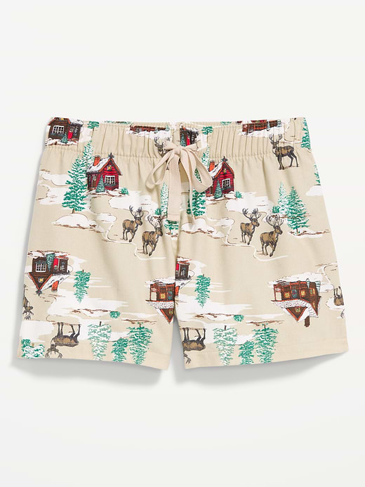 Old Navy Flannel Boxer Pajama Shorts for Women — photo 5