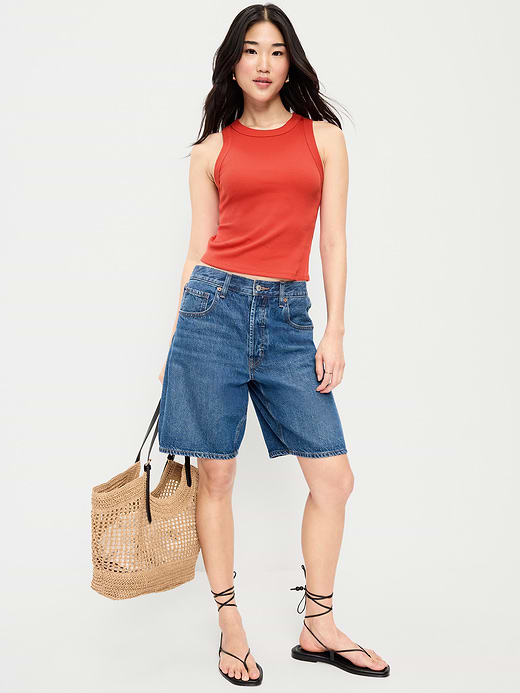 Old Navy Crop Ribbed Tank Top — photo 4