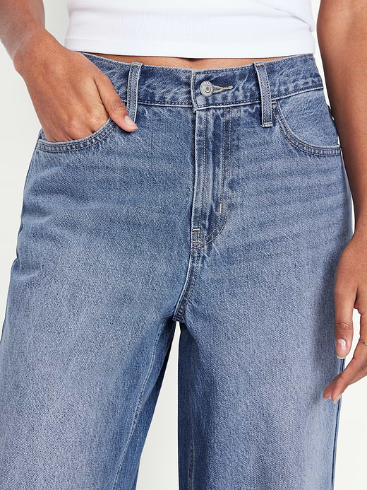 Old Navy Mid-Rise Wow Baggy Wide-Leg Jeans — photo 5