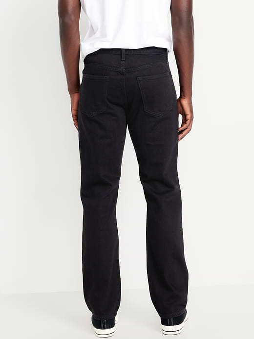 Old Navy Structured Straight Non-Stretch Jeans — photo 3