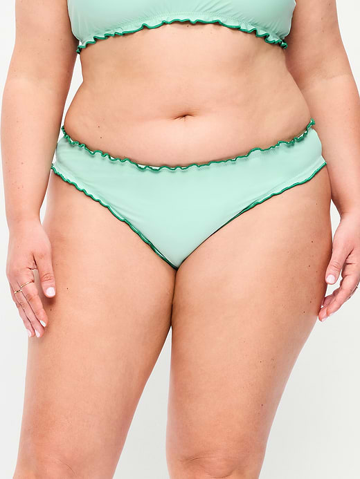 Old Navy Mid-Rise Ruffle Trim Swim Bottoms — photo 8