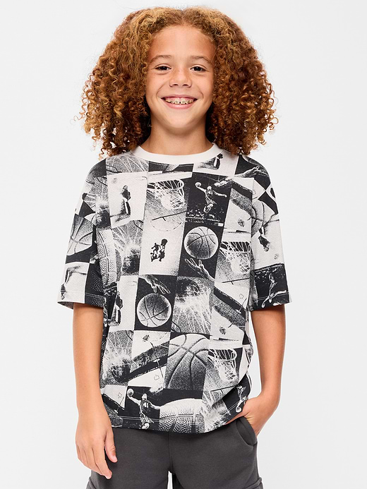 Old Navy Oversized Short-Sleeve Graphic T-Shirt for Boys — photo 1
