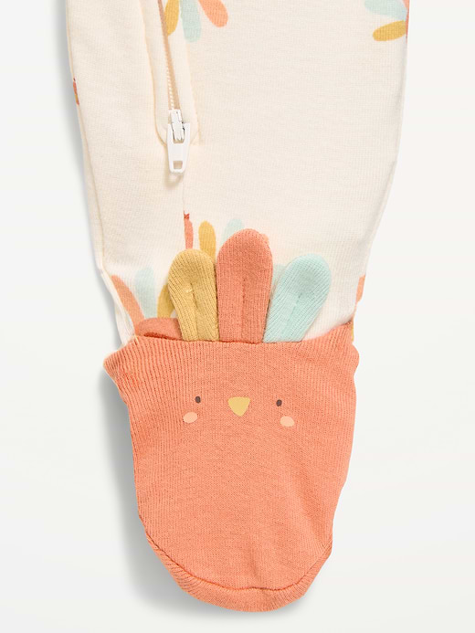 Old Navy Unisex 2-Way-Zip Sleep & Play Footed One-Piece for Baby — photo 3