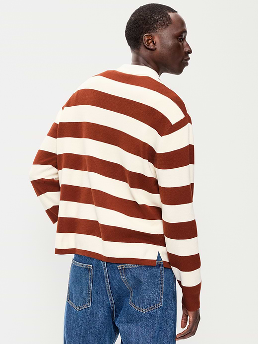 Old Navy Long-Sleeve Rugby Polo Sweater — photo 3