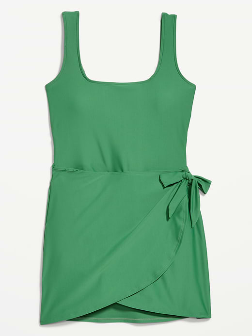 Old Navy Pique Side-Tie Swim Dress — photo 5