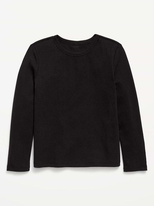 Old Navy Softest Long-Sleeve Ribbed T-Shirt for Girls — photo 1