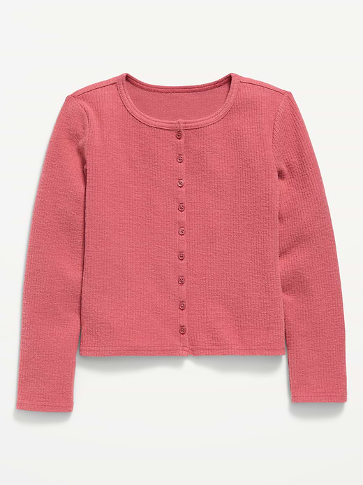 Old Navy CozePlush Cardigan Sweater for Girls — photo 1