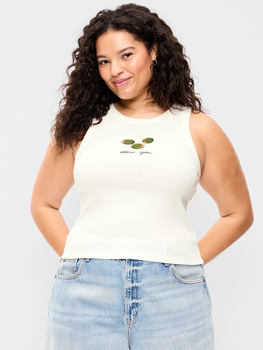 Old Navy Crop Ribbed Tank Top — photo 9