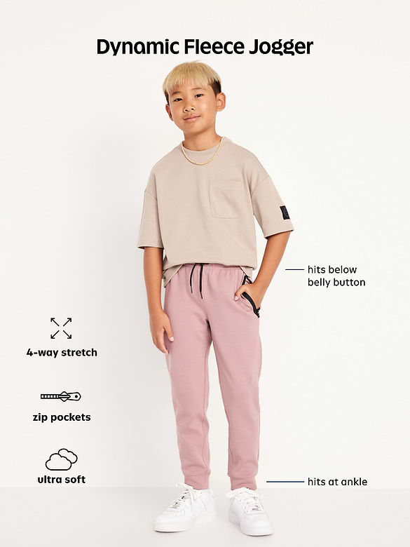 Old Navy Dynamic Fleece Jogger Sweatpants for Boys — photo 7
