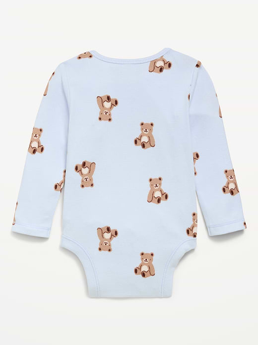 Old Navy Long-Sleeve Graphic Bodysuit for Baby — photo 3