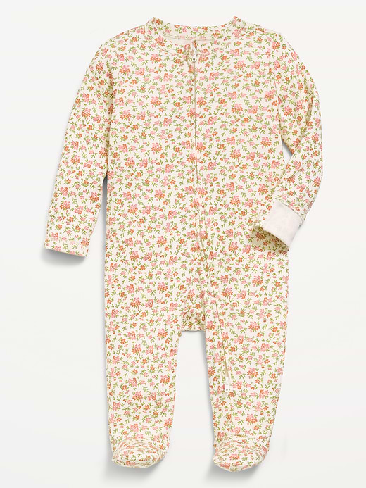 Old Navy Unisex 2-Way-Zip Sleep & Play Footed One-Piece for Baby — photo 1