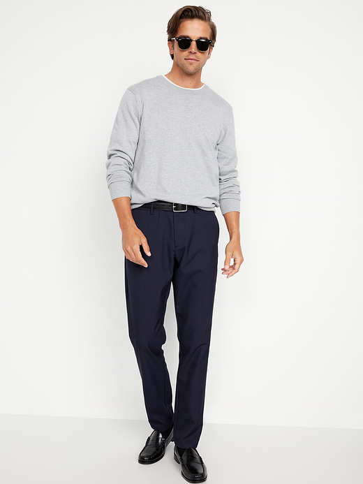 Old Navy Athletic-Fit Twill Dress Pants — photo 4