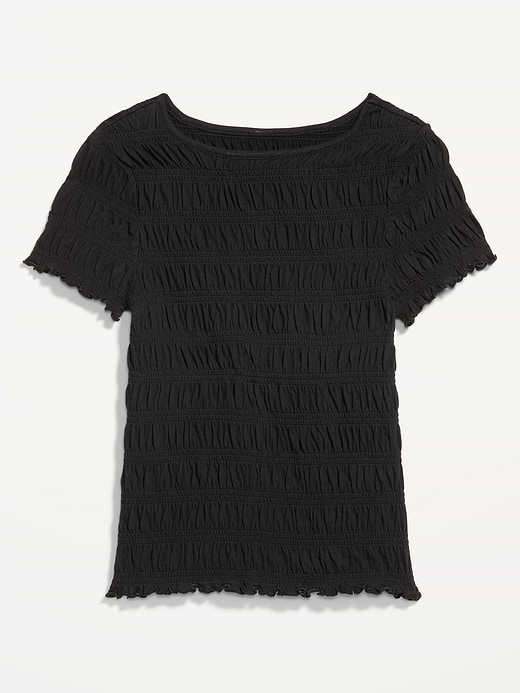 Old Navy Slit-Neck Smocked Top — photo 5