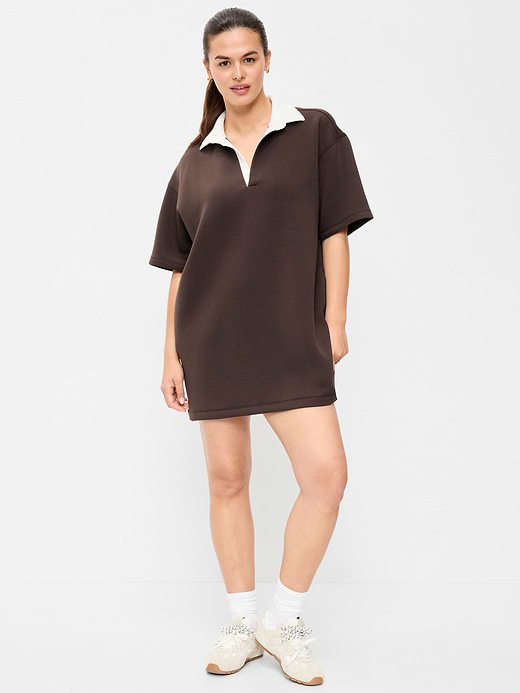 Old Navy Bounce Fleece Short-Sleeve Polo Dress — photo 4
