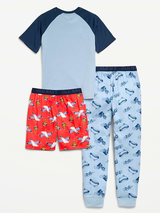 Old Navy 3-Piece Jersey-Knit Pajama Set for Boys — photo 3