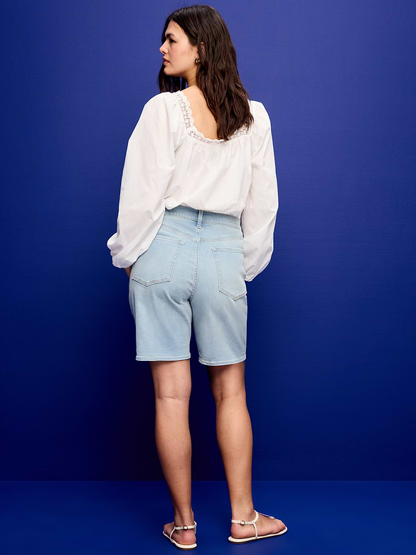 Old Navy High-Waisted Wow Jean Shorts -- 9-inch inseam — photo 8