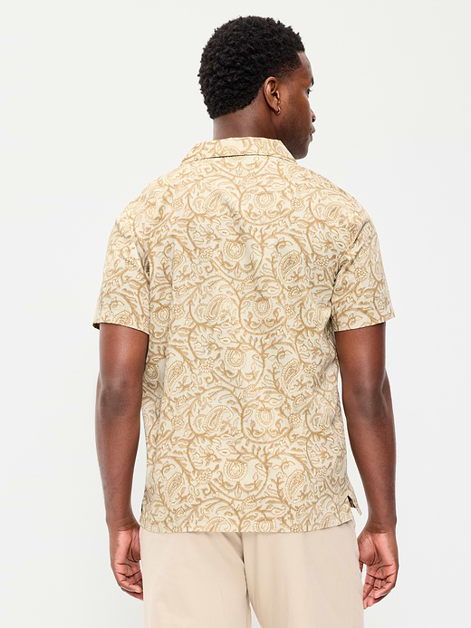 Old Navy Short-Sleeve Floral Camp Shirt — photo 3