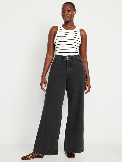 Old Navy Mid-Rise Wow Baggy Wide-Leg Jeans — photo 7