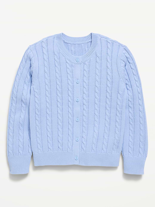 Old Navy Cable-Knit Cardigan Sweater for Girls — photo 1