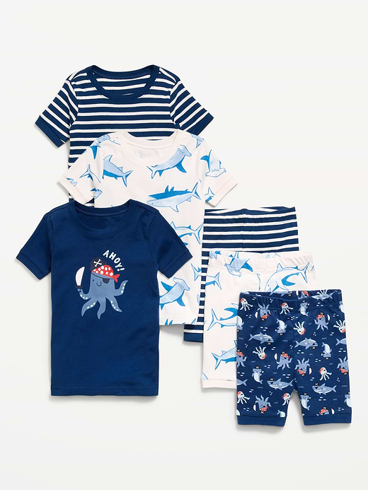 Old Navy Ribbed Snug-Fit Pajama 6-Piece for Toddler & Baby — photo 1