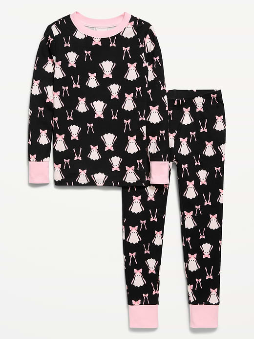 Old Navy Printed Snug-Fit Graphic Pajama Set for Girls — photo 1