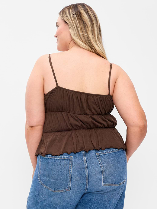 Old Navy Lace-Trim Smocked-Waist Tank Top — photo 9