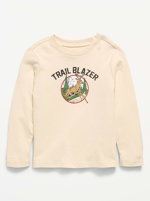 Old Navy Long-Sleeve Graphic T-Shirt for Toddler Boys — photo 1