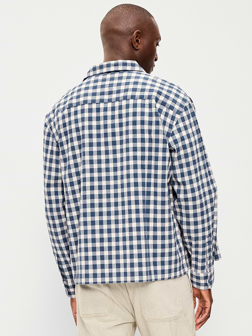 Old Navy Loose Fit Cropped Shirt — photo 3