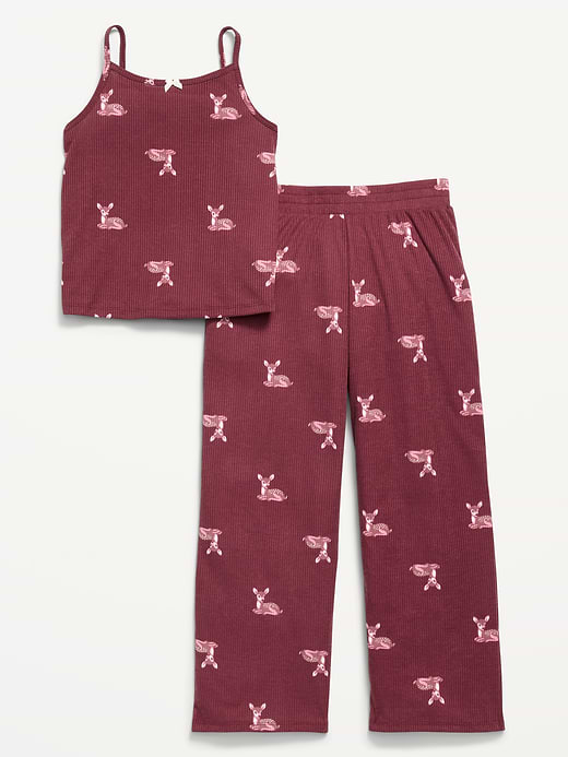 Old Navy Ribbed Pajama Cami and Pants Set for Girls — photo 1
