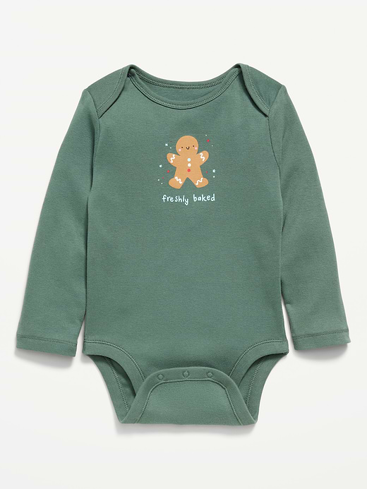 Old Navy Long-Sleeve Graphic Bodysuit for Baby — photo 1