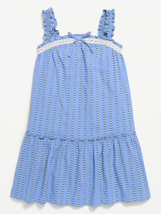 Old Navy Printed Sleeveless Ruffled Swing Dress for Girls — photo 4