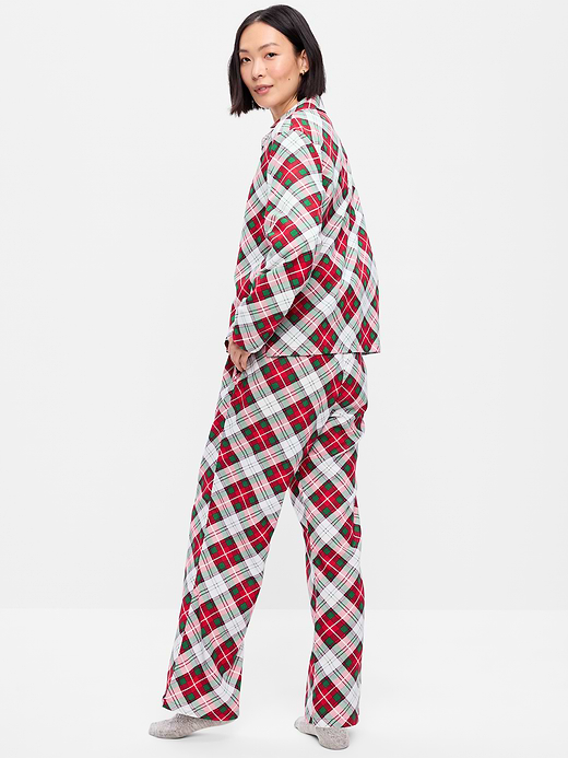 Old Navy Printed Flannel Pajama Pant Set for Women — photo 3