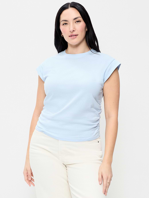 Old Navy Cap-Sleeve Cinch-Waist Top — photo 6