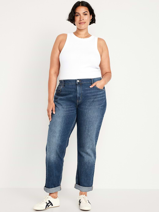 Old Navy Mid-Rise Wow Boyfriend Straight Jeans — photo 8
