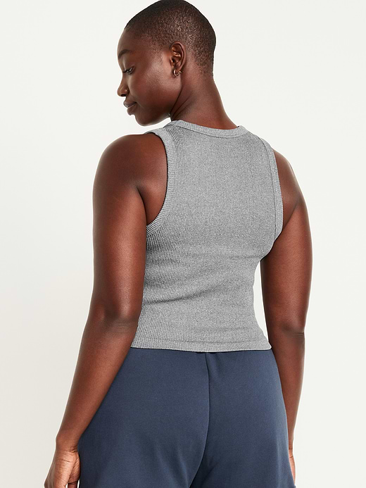 Old Navy Exhale Seamless Fitted Rib Tank — photo 7